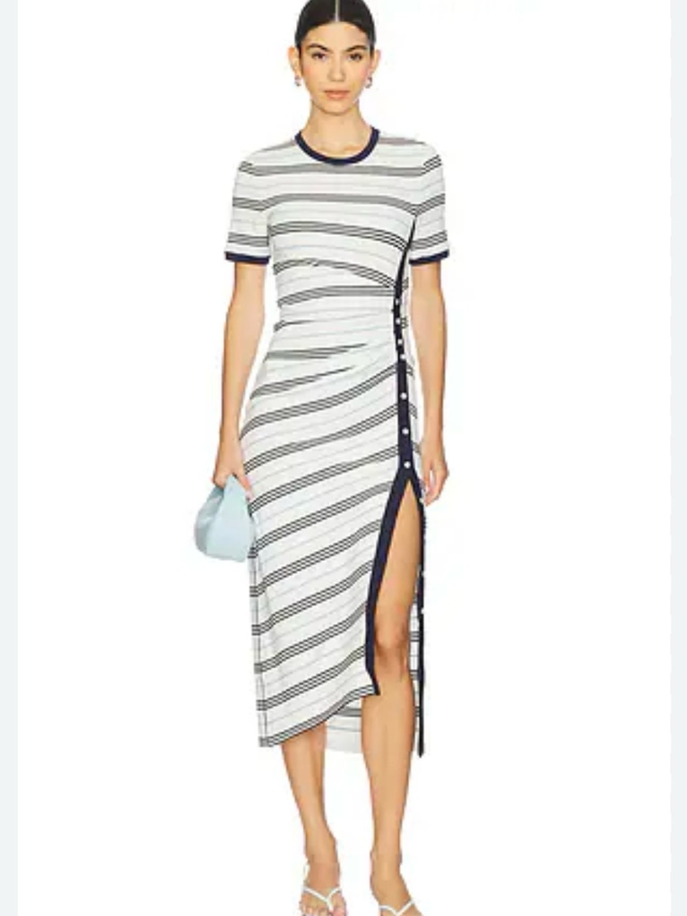 Simkhai Shanna striped midi dress S